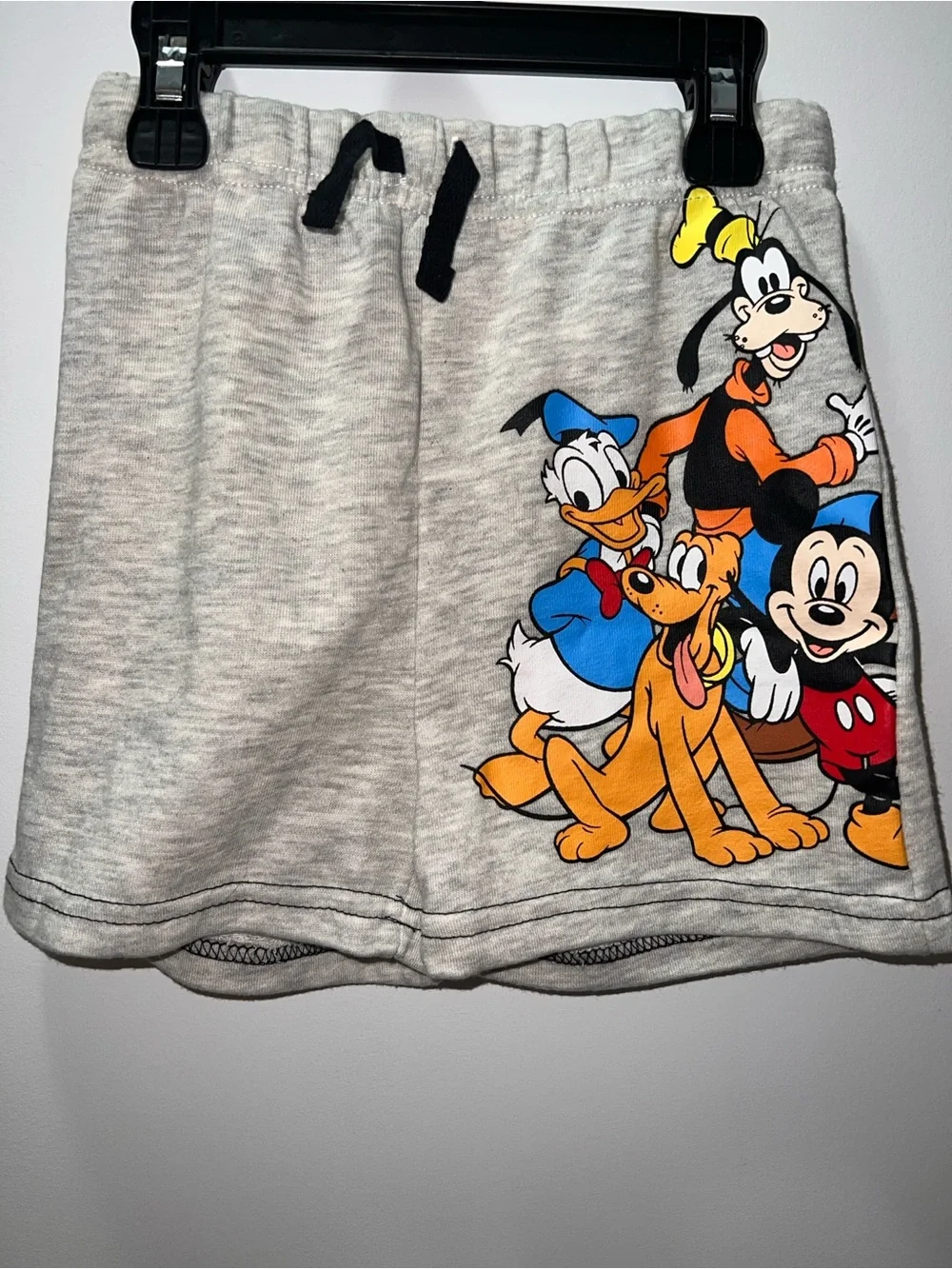 Disney Mickey and Friends Grey Kids Hooded Shirt and Short Set